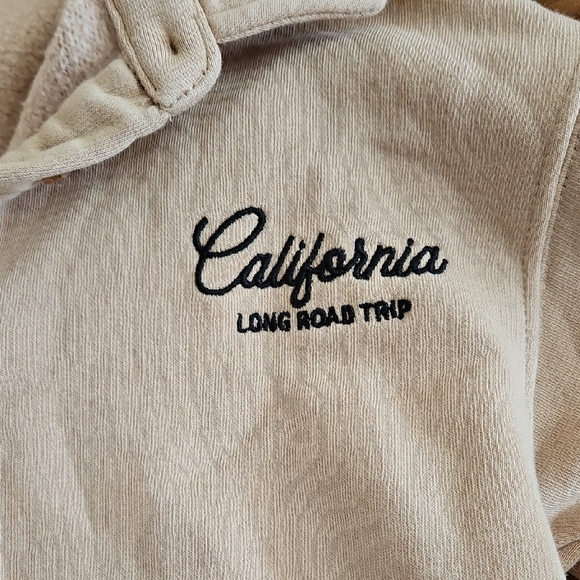 Zara Kids Green Hoodie And Beige Sweater With Collar - Picture 3 of 9